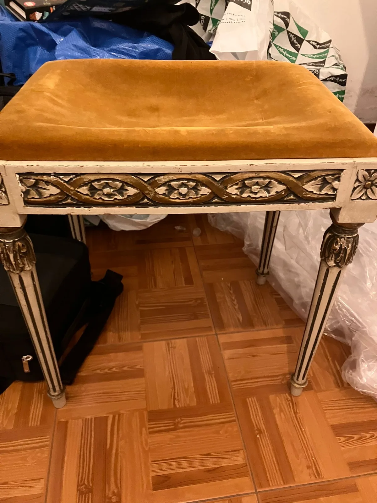 Antique upholstery work 1