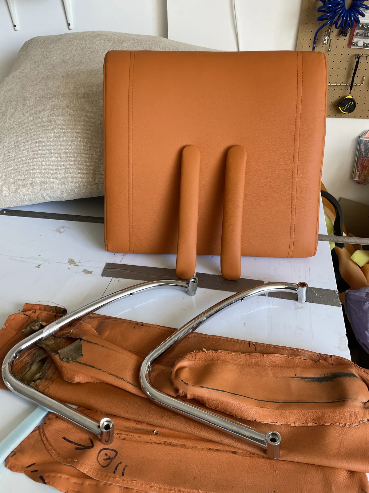Leather upholstery work 2